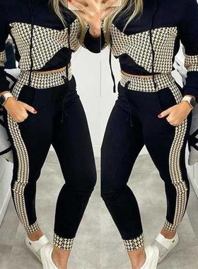 Autumn 2021 Pant Suits Tracksuit For Women Elegant Female St