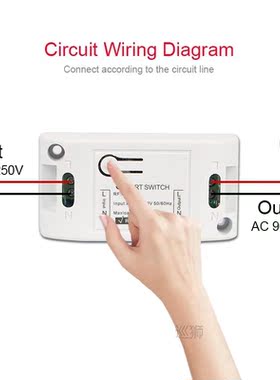 433Mhz Wireless Remote Control Switch AC 110V 220V 1CH Relay