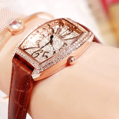 relogio feminino GEDI Fashion Unique Square Design Watch To