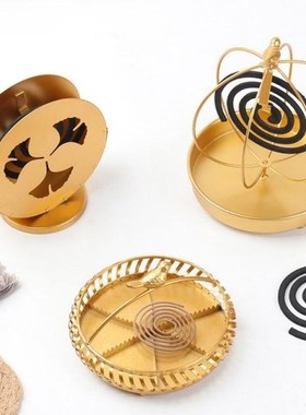 Metal Iron Birdcage Mosquito Coils Holder Insect Repellent R