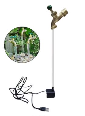 Garden Creative Invisible Flowing Spout USB Watering Can Fou