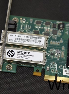 HP NC523SFP QLE3242-HP Dual Port 10GbE 593742-001 593715-001