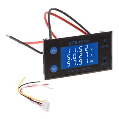 DC 0-200V 10A Voltmeter Ammeter Power Meter Voltage Current