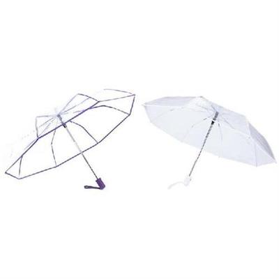 2 Pcs Transparent Umbrella Automatic Umbrella