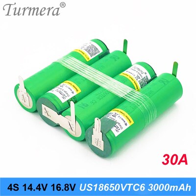 3S 12.6V 4S 16.8V 5S 21V 6S 25V VTC6 Battery Pack US18650VTC