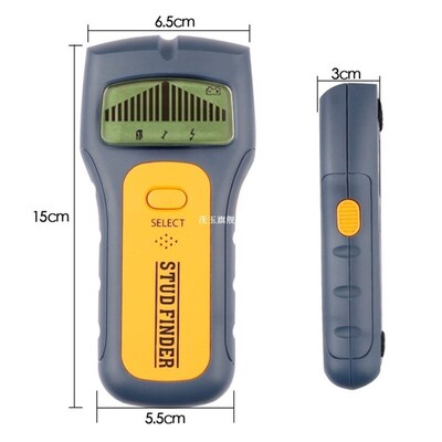 3 In 1 Stud Finder Handheld Scanner AC Live Wire Cable Metal