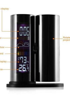 Projection Alarm Clock For Bedrooms With Temperature Humidit