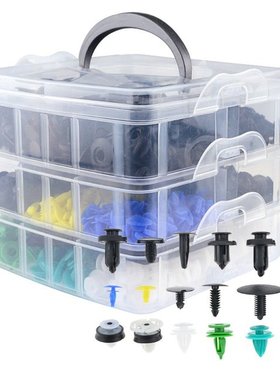 500PCS/Box Car Fastener Clips Mixed Fasteners Door Trim Pane