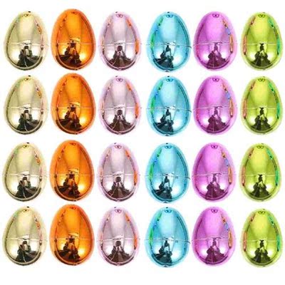 Easter Eggs Egg Fillable Plastic Empty Party Bright Toy