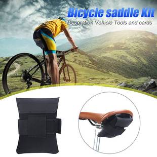 Bicycle Saddle Bag Toolkit Seat Cushion Pouch Portable