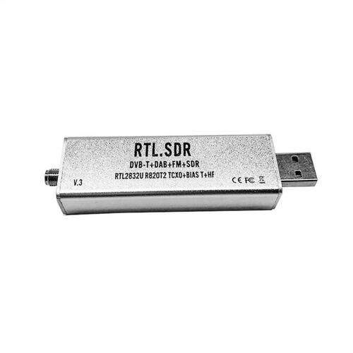 RTL- SDR Receiver RTL2832U R820T2 Chip 1PPM TCXO ADS-B 0.1MH