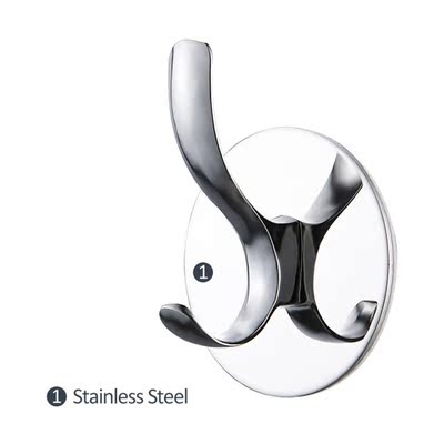 Bathroom Hooks for Towel Robe Coat Hat Stainless Steel Wall