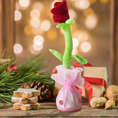 Lovely Talking Rose Toy Valentine's Day Gift To Girl