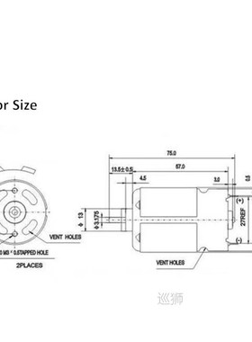 DC Motor 12 teeth 18V 1607022587 replace for BOSCH cordless