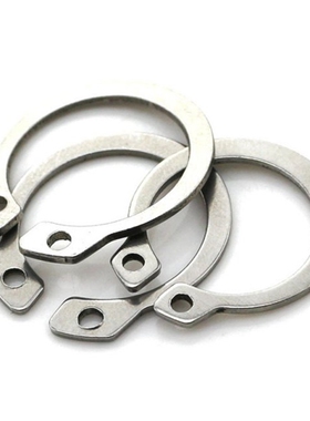 50PCS C type External Circlip Retaining Rings for Shaft 304