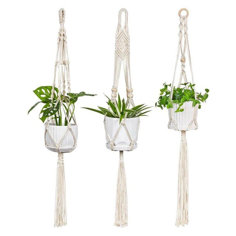 Hanging Planters For Indoor Plants,3 Pack Single Tier Plant - 实物图