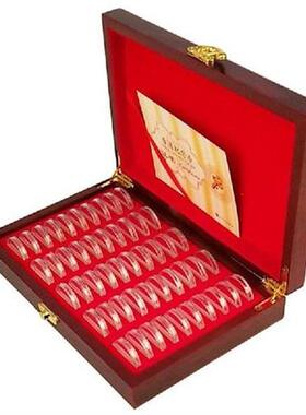Commemorative Coin Box Coin Storage Wood Case Box For Coin
