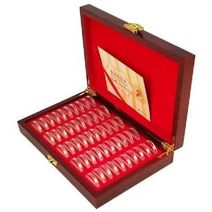 Commemorative Coin Box Coin Storage Wood Case Box For Coin