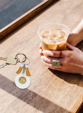 144Pcs Acrylic Transparent Discs Blank Keychains Circle Key