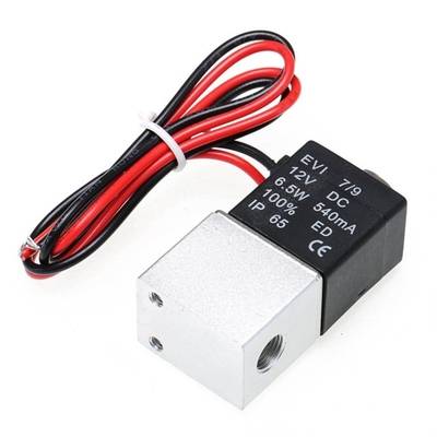 1pc DC12V 1/4 2 Ways Normally Closed Valve Pneumat