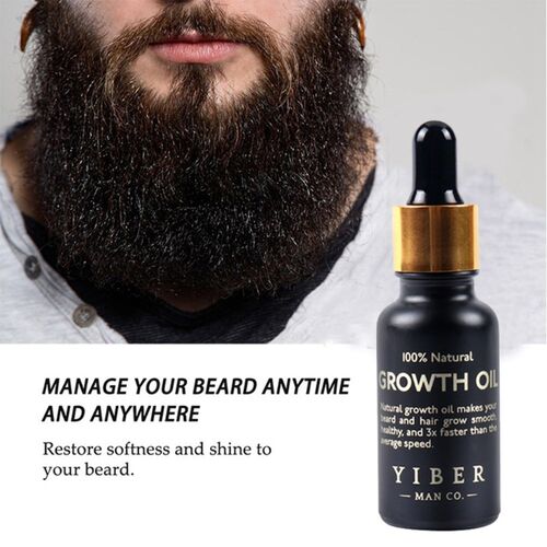 Natural Accelerate Facial Hair Grow Beard Essential Oil