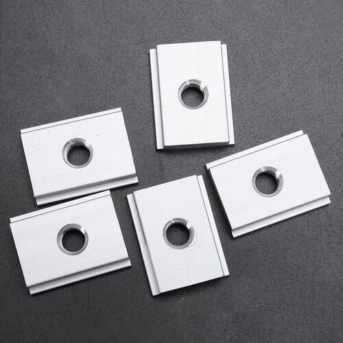 *5Pcs M8 T-Track Slider Sliding Nut Aluminum Alloy T Slot Nu