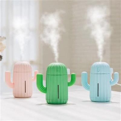 Air Humidifier Home Office Mini Air Diffuser Cactus Design
