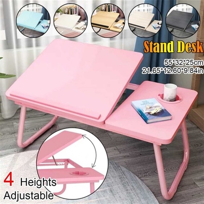 Adjustable Laptop Table for Bed Sofa Portable Notebook Tray