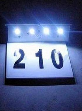 18cm 4 LED house number light lamp house number house lamp