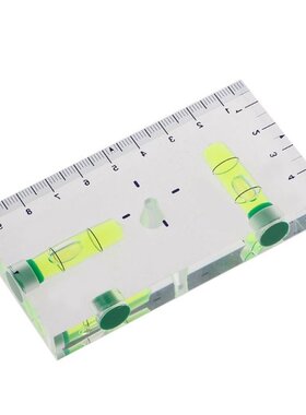 High Precision Transparent Two Direction Magnetic Level Bubb