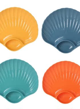 2022 New 5pcs/set Plastic Snack Plates Serving Platters Food