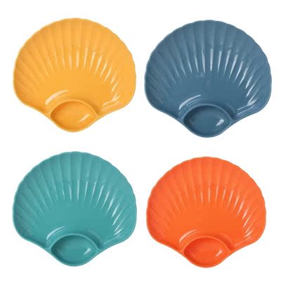 2022 New 5pcs/set Plastic Snack Plates Serving Platters Food