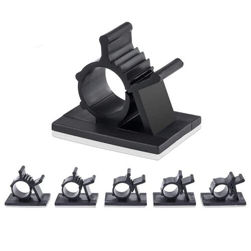 100Pcs Self Adhesive Nylon Wire Adjustable Cable Clips, Cabl
