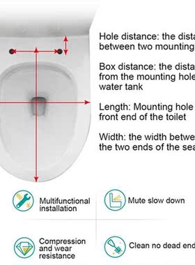 Toilet Seats Bidet Cover Durable Universal Many Model Conven