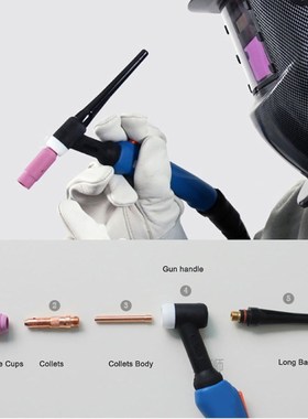 Dinse Plug 200 Amp Tig Torch Air Cooled Tig Welding Torch Fl