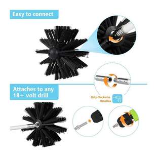 Dryer Vent Cleaner 24 Feet, Flexible 18 Rods Dry Duct Cleani