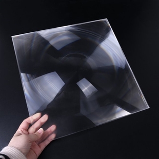 Square 300X300MM PMMA Fresnel Lens Concentrating Lens Magnif
