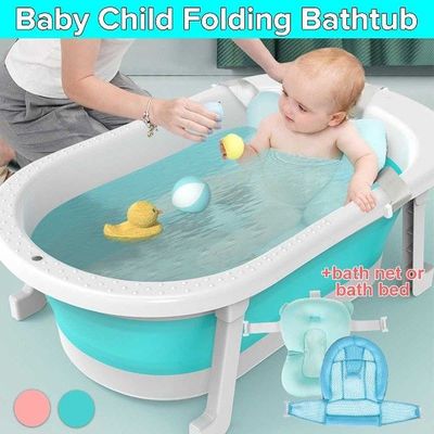79x21cm Baby Shower Folding Bathtub Barrel Soaking Tub