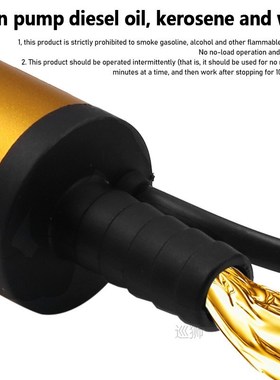 12V DC Diesel Fuel Water Oil Car Camping Fishing Submersible