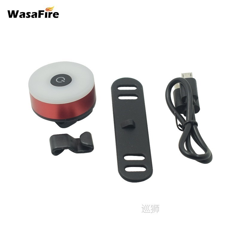 Bicycle Tail Light USB Rechargeable Bike Rear Light Mini Fla