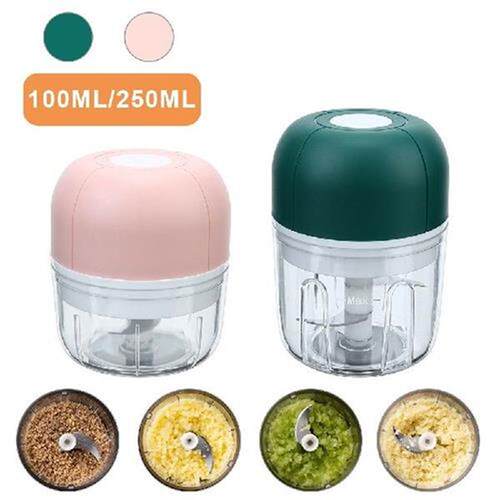 100/250mL USB Charging Ginger Masher Machine Mini Electric
