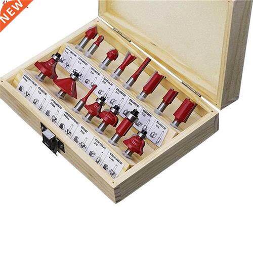 15 pièces/ensemble 1/4 pouces menuiserie coupe truell
