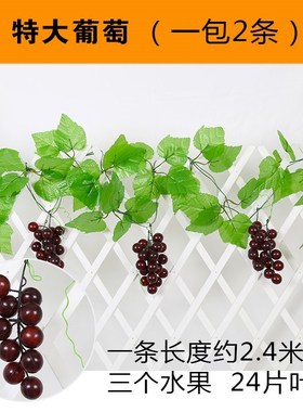 The simulation for grape fruit cane vines decorated plastic
