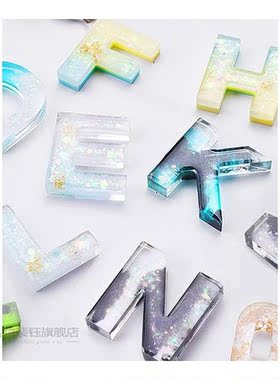 Digital Alphabet Resin Mold Silicone Jewelry Casting Mold DI