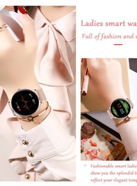 Ladies Smart Watch Wo smartwatch Woman Waterproof Fitness ra