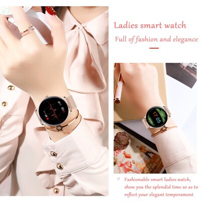 Ladies Smart Watch Wo smartwatch Woman Waterproof Fitness ra