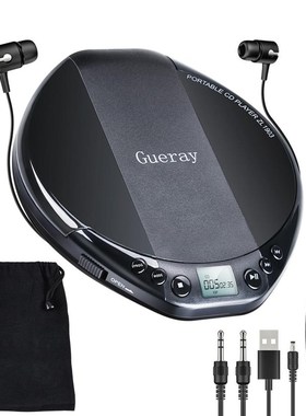 Portable CD Player Hifi with Headphones Walkman Player Shock