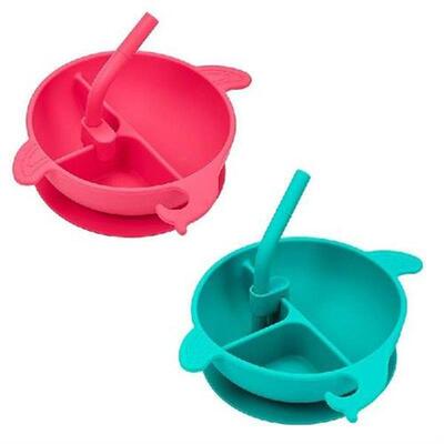 childrens dishes Baby Bowl Suction Silicone Infant Bowl 3