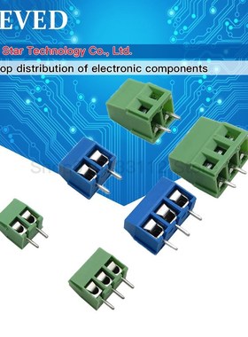 20PCS/LOT KF301 2P 3P KF350 2P 3P KF128 Screw 2Pin 3Pin 5.0