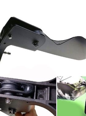 Black Kayak Canoe Boat Rudder With Pulley Watercraft